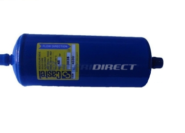 Filter for refrigerant plants Castel, anti-acid filter driers with solid core Mod. 4330/5 5/8 SAE